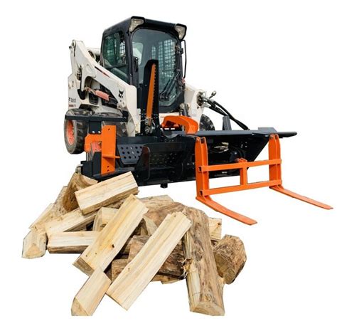 firewood skid steer attachment|agrotk skid steer firewood processor.